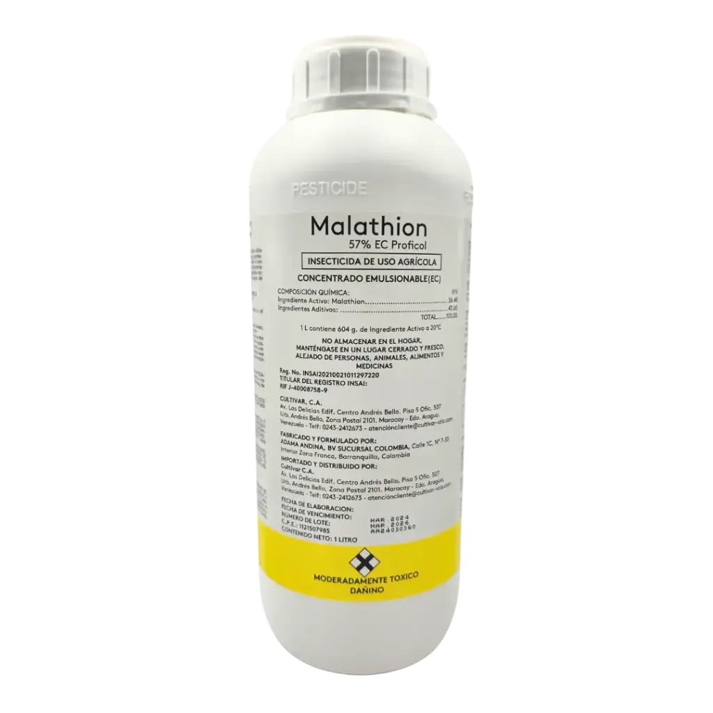 MALATION 1 LITRO INSECTICIDA