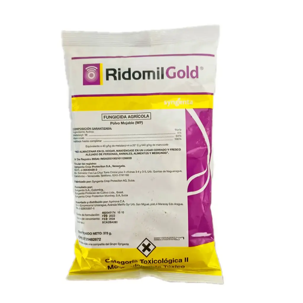 RIDOMIL GOLD METALAXYL + MANCOZEB 375G R