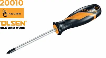 DESTORNILLADOR DE ESTRIAS 150MM TOLSEN